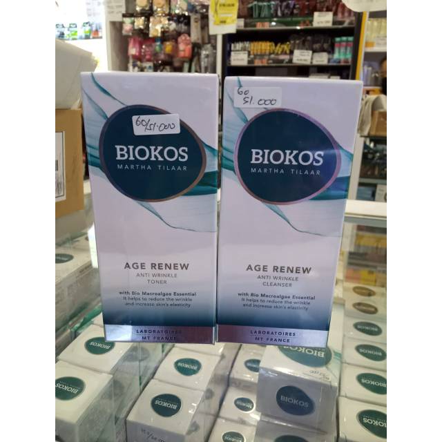 BIOKOS AGE RENEW CLEANSER &amp; TONER