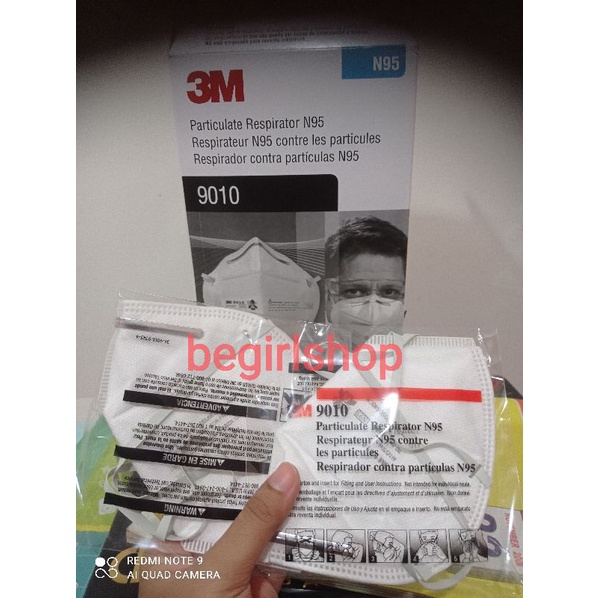 MASKER 3M N95 9010 HEADLOOP (Harga Satuan)