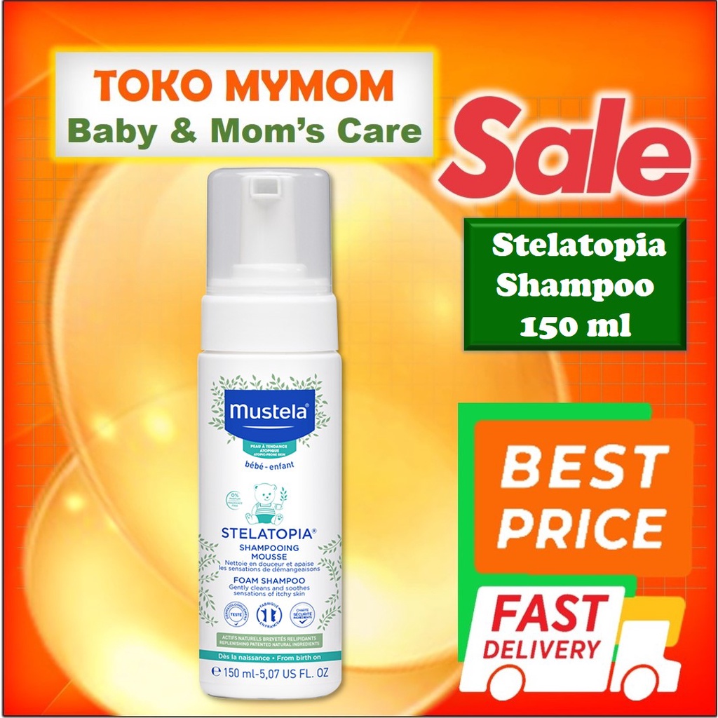 [BPOM] Mustela Stelatopia Foam Shampoo 150ml / Shampo / Baby Shampoo / MY MOM