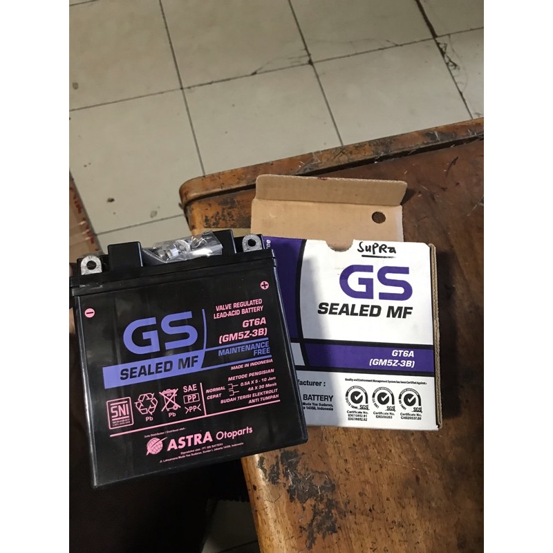 AKI BATERAI MOTOR GS KERING SUPRA MIO VEGA