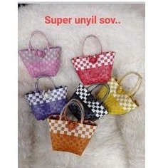

[Ready stok]Tas Anyaman Mungil 14x12x15 Tas Sovenir Termurah dan Serbaguna
