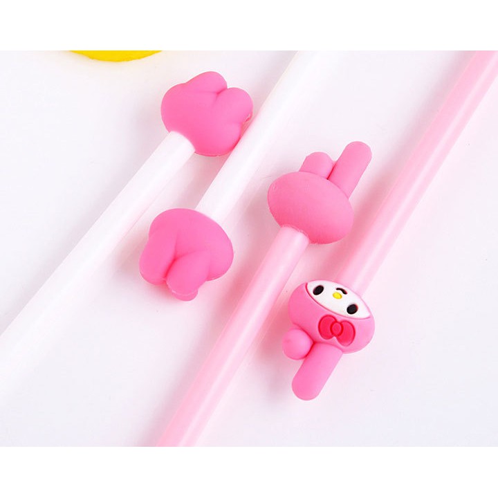 Bolpoin Karakter Bentuk MY MELODY Lucu / Bolpoin Sanrio MY MELODY / Pulpen Gel 0,5 mm Motif Lucu