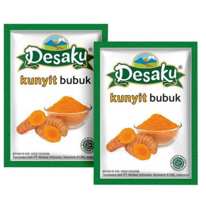 

KUNYIT BUBUK DESAKU SASET 12 PSC