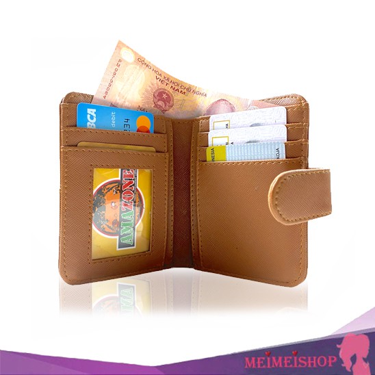 MEIMEISHOP DOMPET KARTU KANCING LIPAT GROSIR DOMPET KARTU FASHION LOKAL BATAM MURAH WALLET WANITA