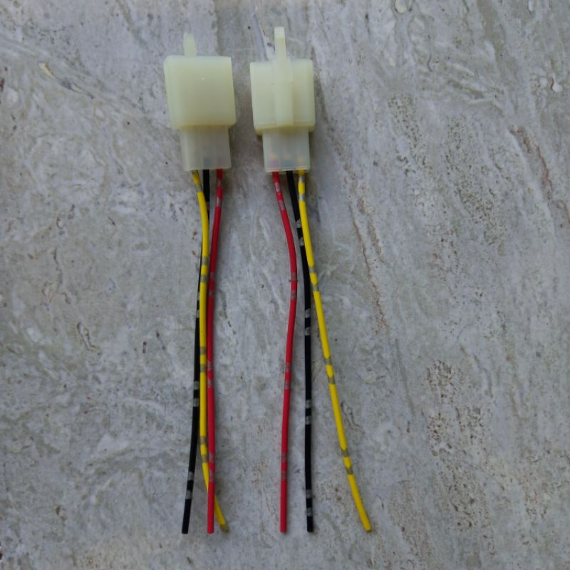 Socket soket laki male 3 pin