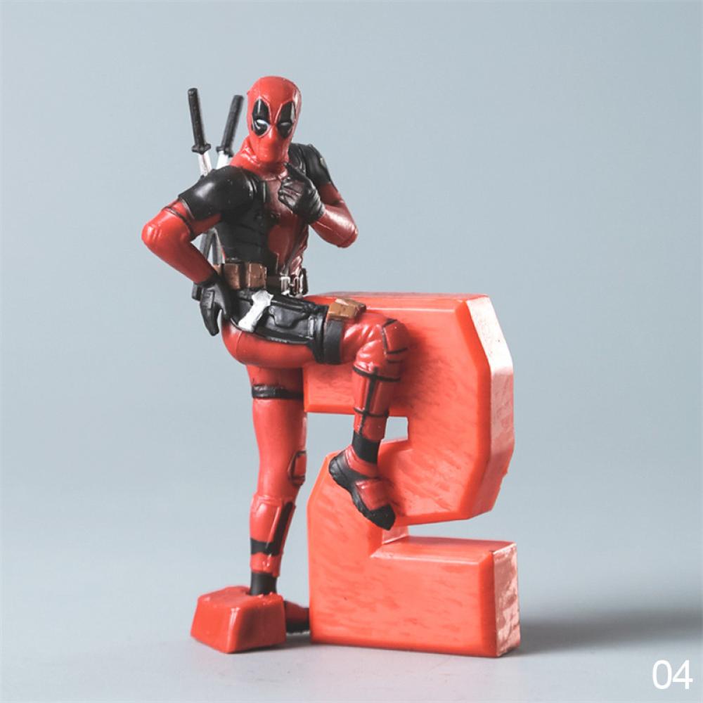 Timekey Mainan Action Figure Karakter Deadpool Bahan PVC Untuk Dekorasi Interior Mobilrumah J5O5