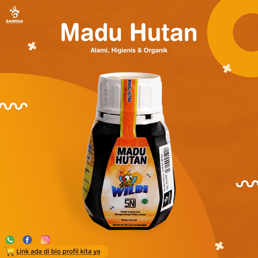 

Madu hutan asli wilbi 245 gram