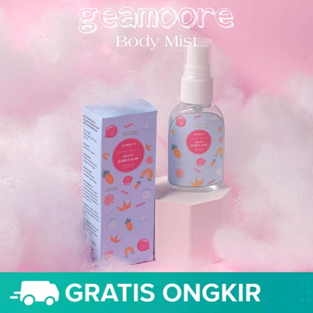 [FREE ONGKIR] Geamoore Bodymist Spray Parfum 30ml Sudah BPOM Tahan Lama 14 Jam