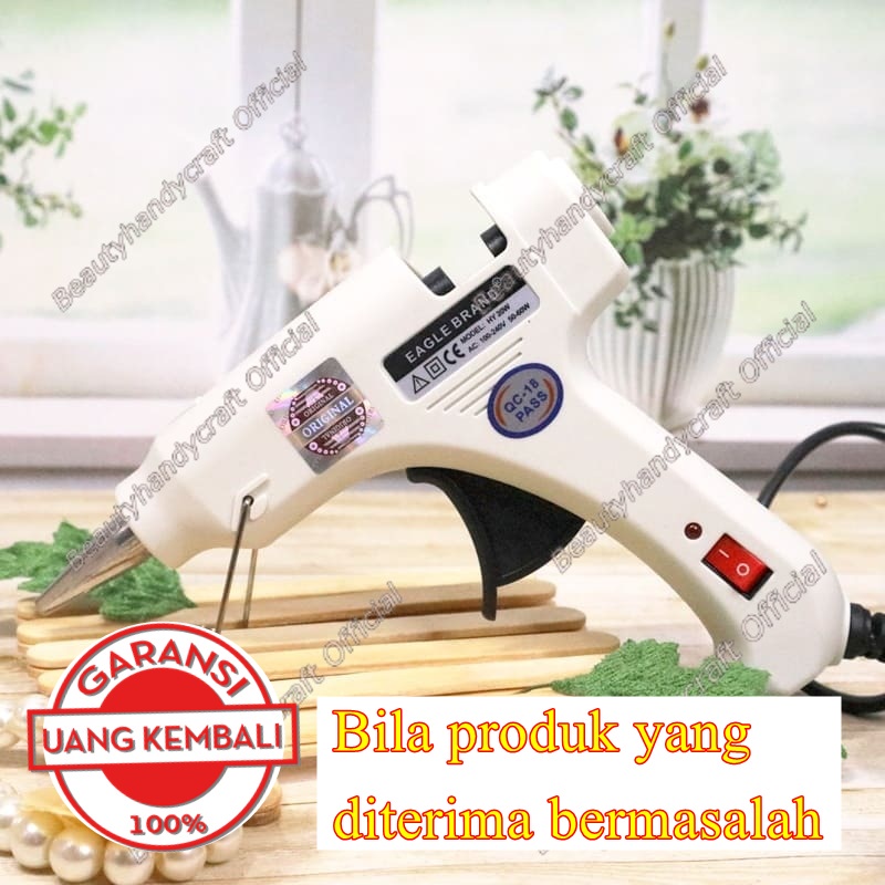 Lem Tembak glue gun on off KECIL awet bandel uk kecil berkualitas tahan lama Lem Lilin