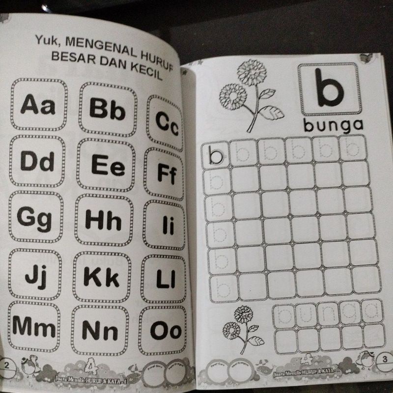 buku juara menulis huruf dan kata 1a dan 1b 32 halaman (15x24cm)