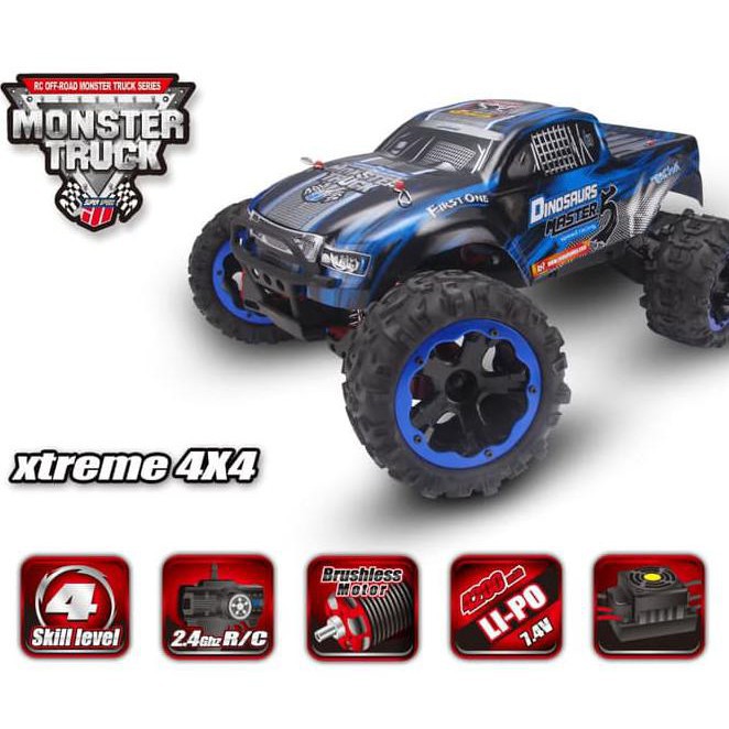 RC CAR Remo Hobby 8036 Truck 1/8 Scale Monster Truck Brushless Extreme 4x4