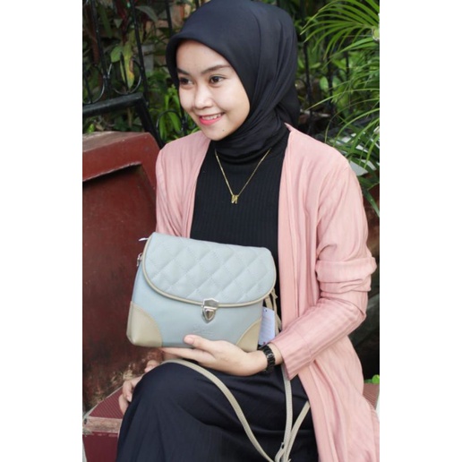 Sahira Tas Wanita Selempang Murah My Qeena Kekinian Original Ransel Kerja Kecil Pesta Kondangan Kuli