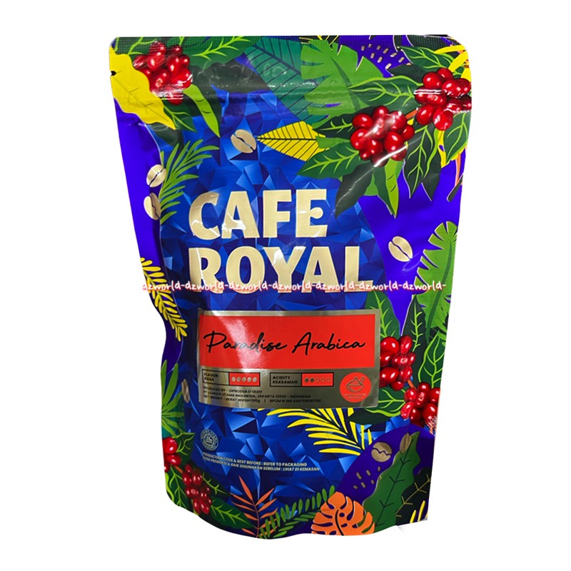 Cafe Royal 100gr Kopi Lanang Paradise Arabica Tropical Robusta Kopi Bubuk Royal Cafe Coffee Kopi Ground Coffee Caferoyal Cave