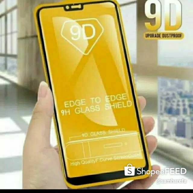 tempered glass Xioami Redmi note 9 pro note 8 pro note 8 9A 9C anti gores kaca fullayar dan fullem