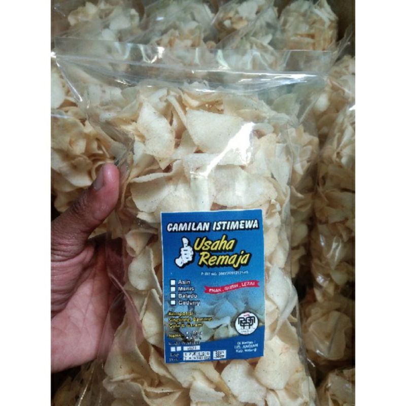 

keripik gadung bawang