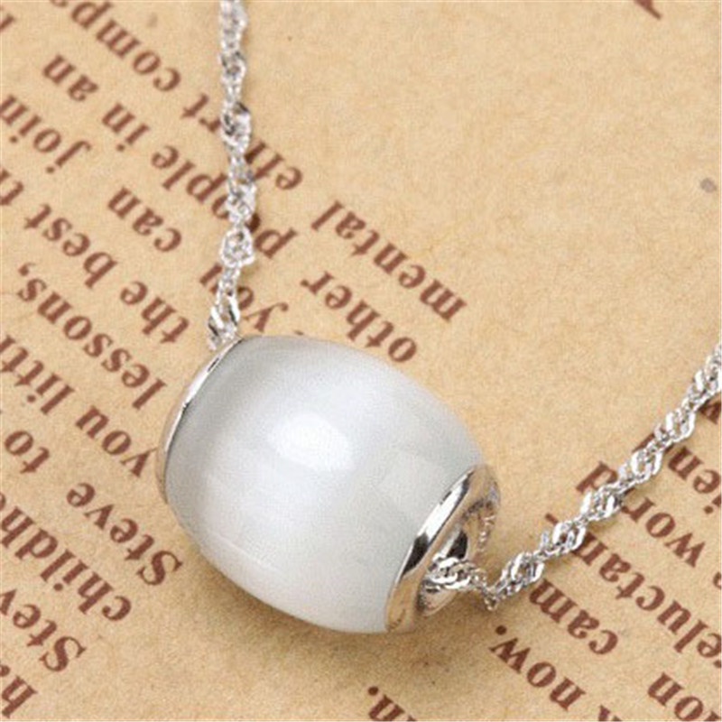 [Ready Stock]Simple Fashion Personality Opal Pendant Necklace