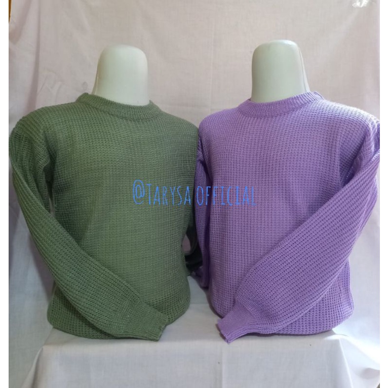 SWEATER RAJUT BOXY  ANAK//kids// Bahan premium