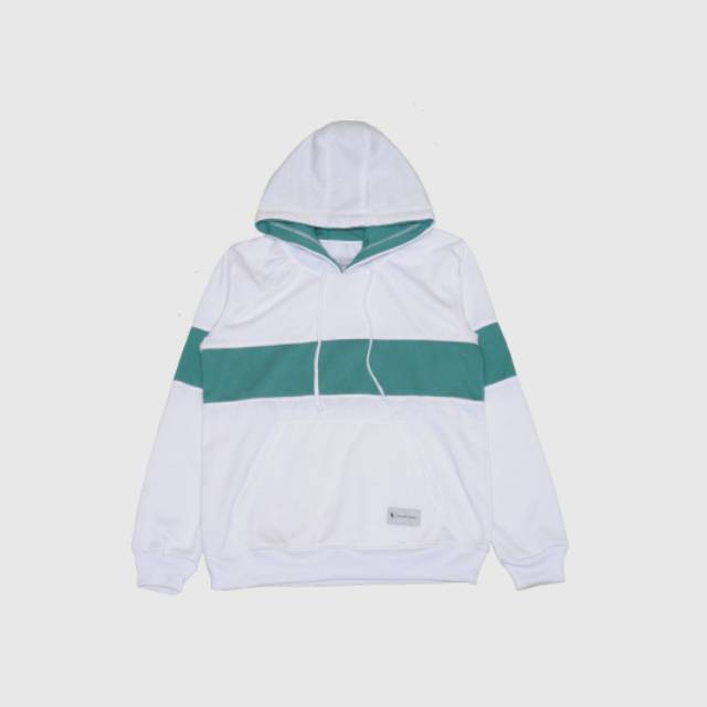 two tone pullover hoodie