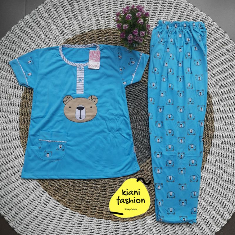 Setelan Babydoll CP Lorita ABG / Baju tidur anak cewek
