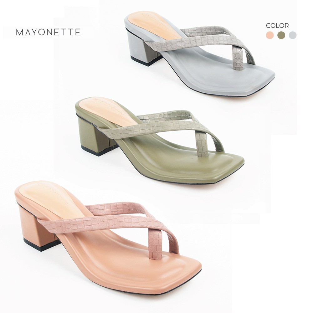 MAYONETTE Yunhee Heels Shoes - Sepatu Hak Wanita Terbaru 2022