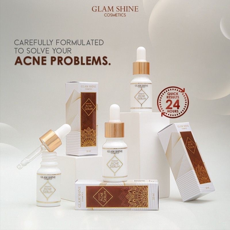 GLAMSHINE PREMIUM ACNE SERUM / SERUM JERAWAT GLAMSHINE