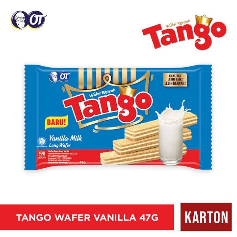 

Tango wafer 35 gram 1 Pack isi 10 Pcs