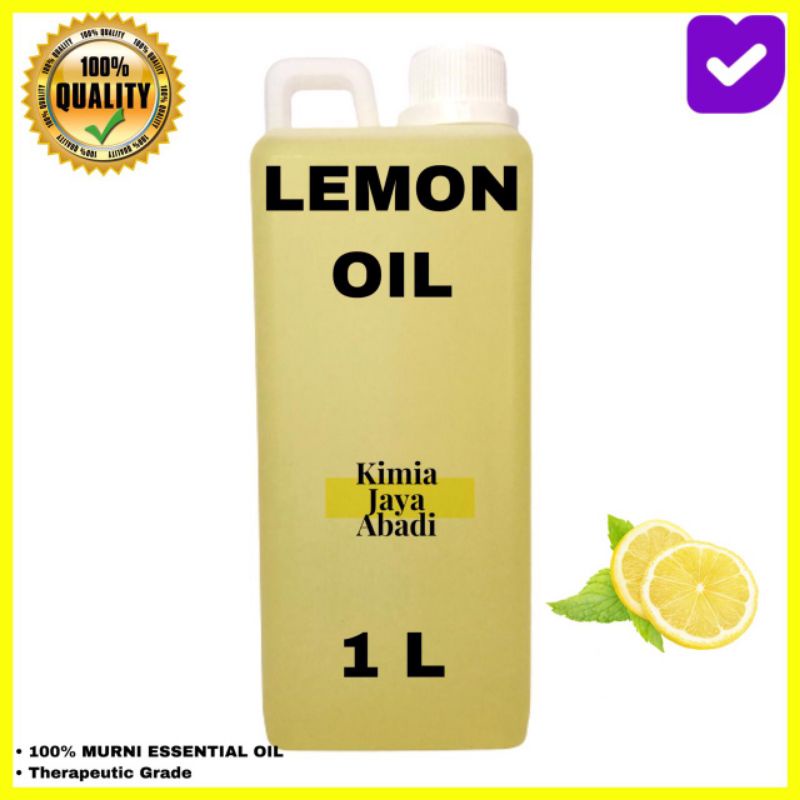 Pure Lemon Essential Oil / Minyak Atsiri Lemon 1 Liter MURNI