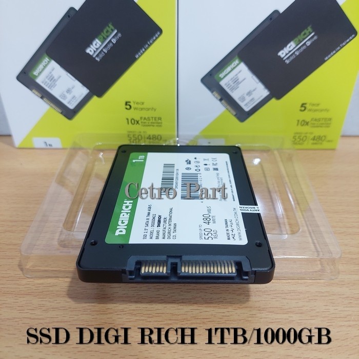 SSD DIGI RICH 1TB / 1000GB 2.5&quot; SLIM 6.0Gb/s SATA 3 Internal SSD NEW