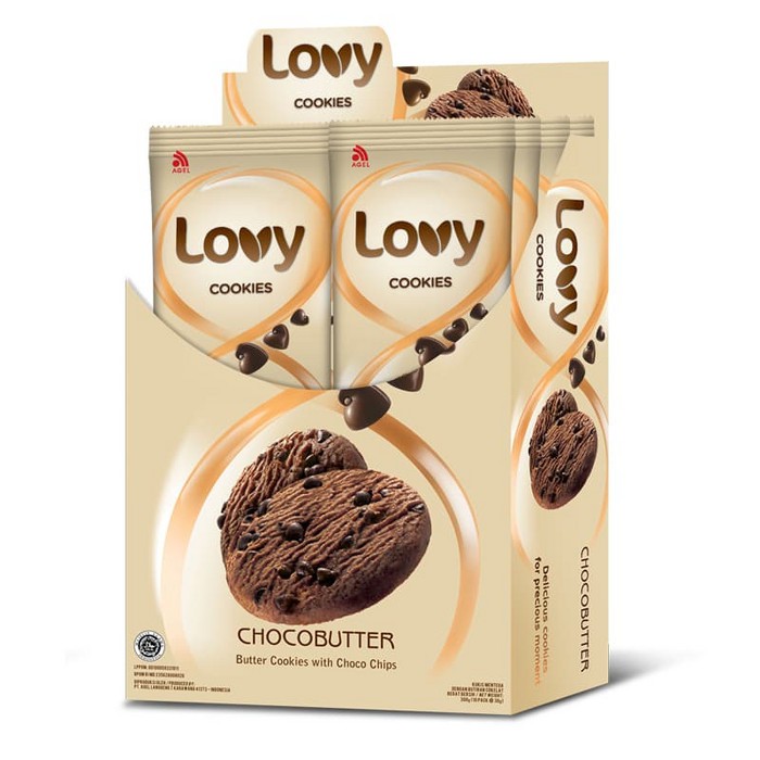 

Lovy Biscuit Chocobutter Dus 10 Sachet x 30 Gram