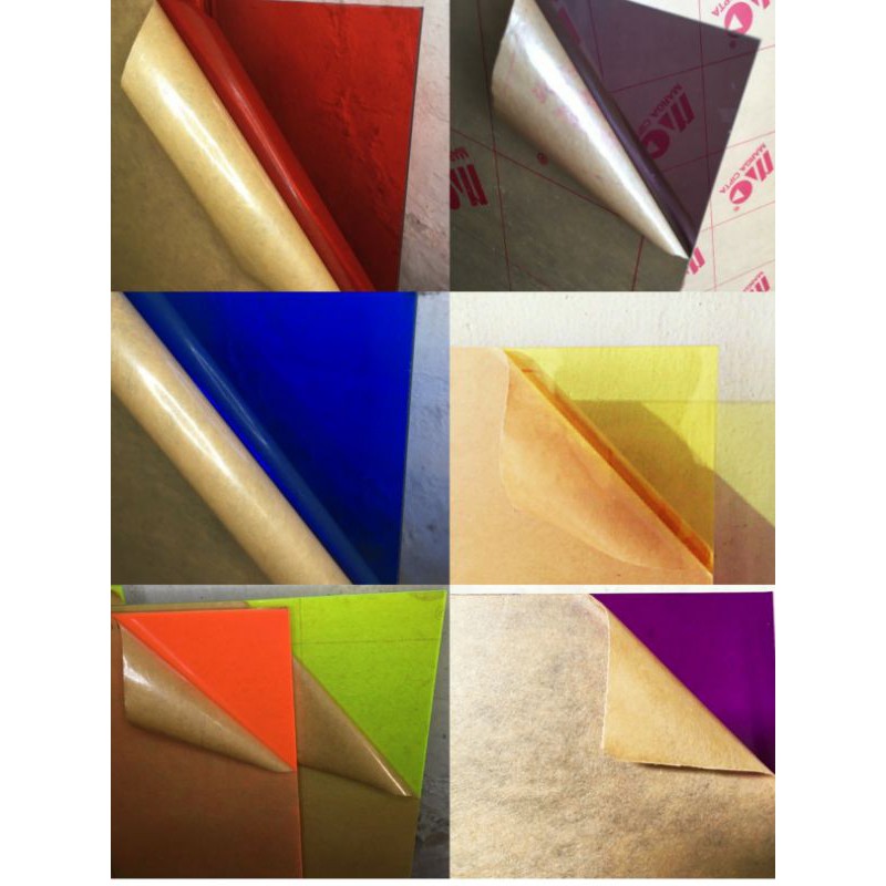 

Acrylic lembaran 2MM/ akrilik warna A 2/ akrilik sheet mika/pvc /sheet(42x60cm) SF6