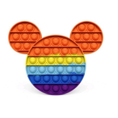 Pop It Fidget Toy Rainbow Mainan Anak Pop it Fidget Toy Murah-Mickey Mouse