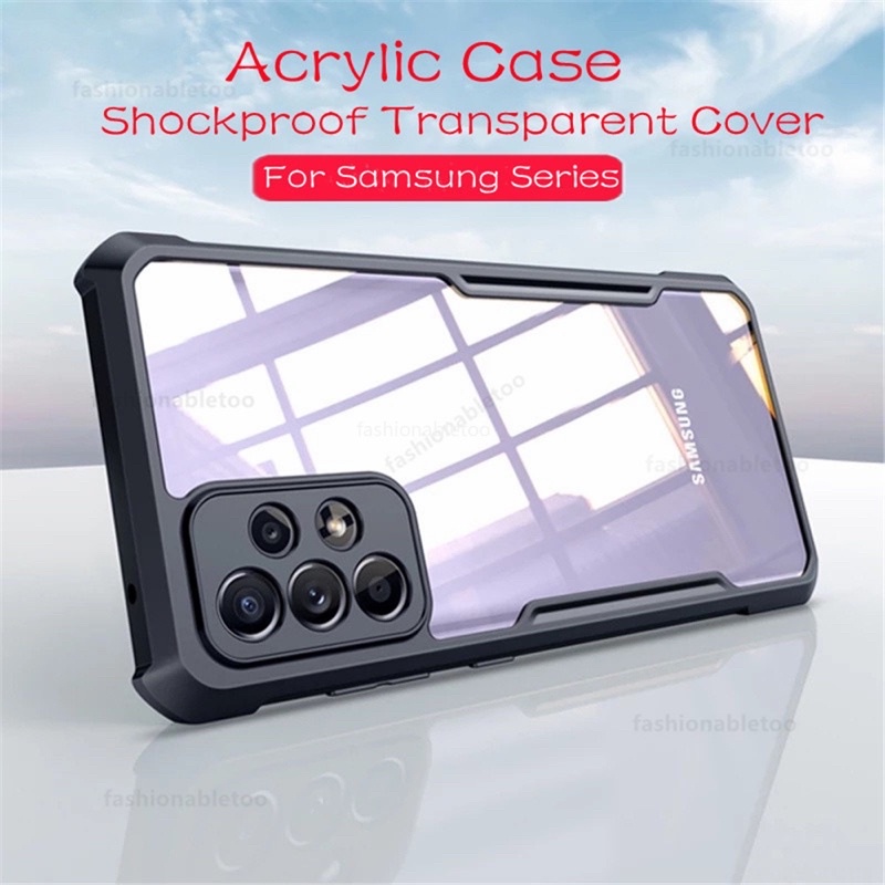 Anti Shock Fuze Case Samsung A02 M02/A02S M02S/A03/A03 Core/A12 M12/A13 4G Shockproof Transparant