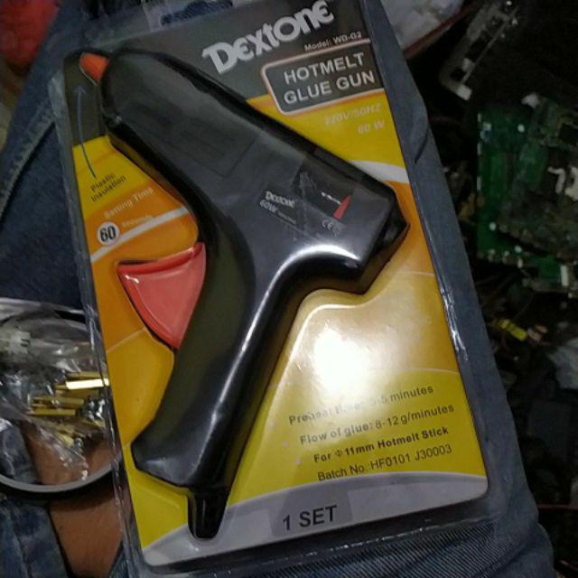 Alat Tembak Lem Lilin / Glue Gun Besar Dextone 60 Watt