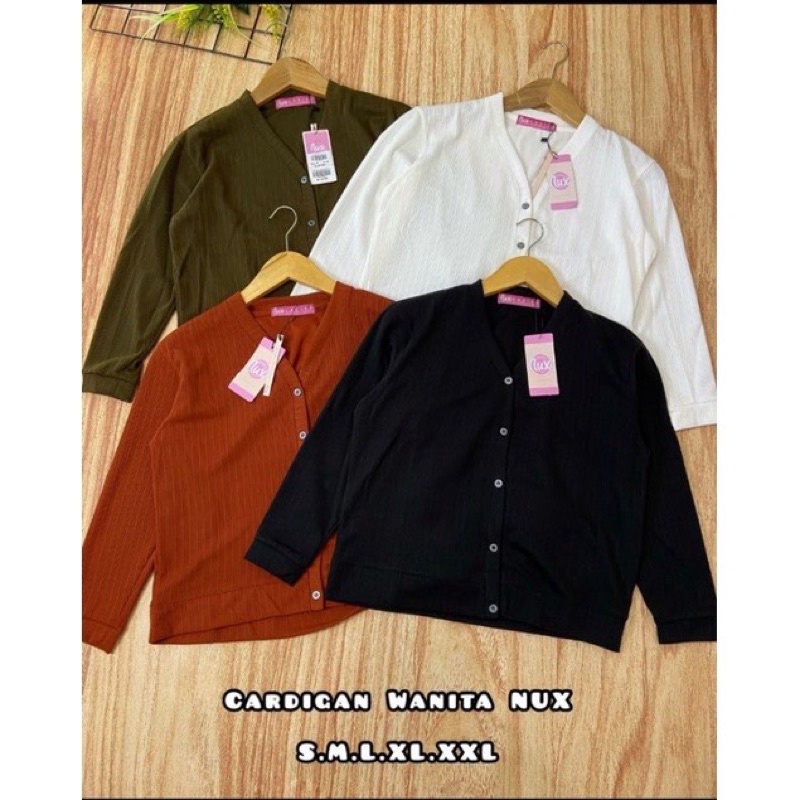 CARDIGAN WANITA LENGAN PANJANG/OOTD HIJAB VIRAL/CARDIGAN POLOS BRANDED MATAHARI/OUTER WANITA RAJUT P