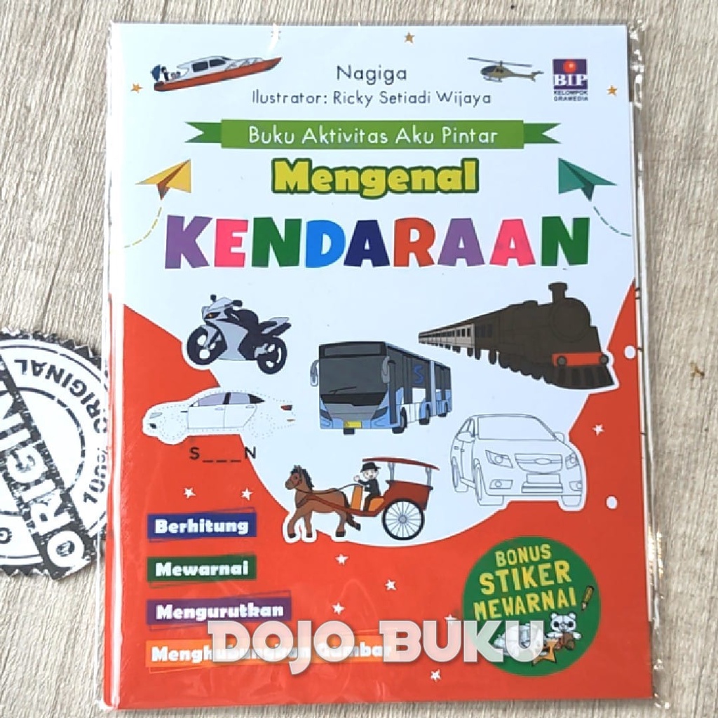 Buku Aktivitas Aku Pintar Mengenal (Bonus Stiker Mewarnai)