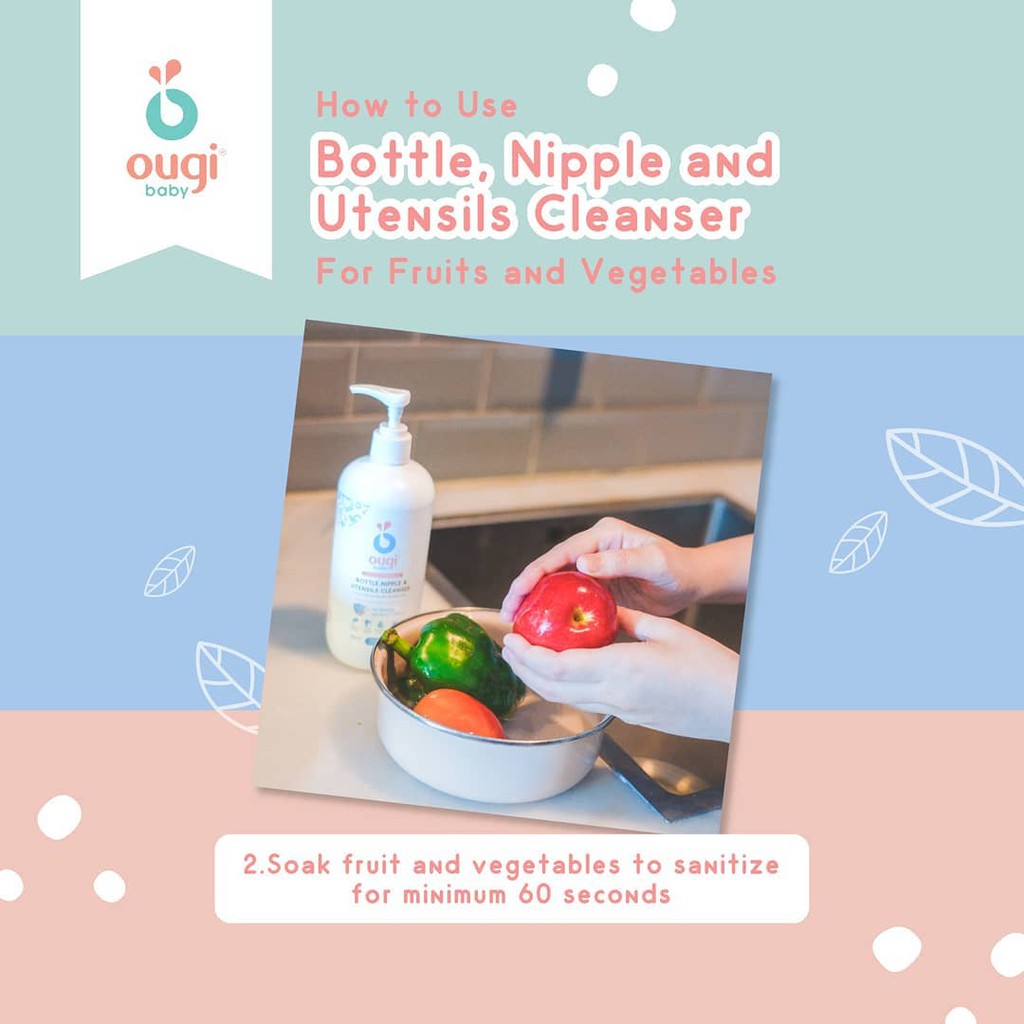 OUGI BABY DETERGENT AND BABY BOTTLE CLEANSER / OUGI / DETERGENT / BOTTLE CLEANSER