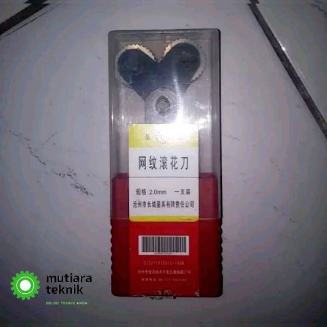 KNURLING 2.0mm KARTEL 2 RODA KNURLING BUBUT RODA 2 GRADE 2.0mm