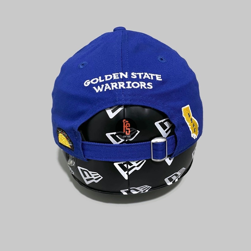 TOPI NEW ERA ORIGINAL CITY LOGOS GOLDEN STATE WARRIORS BLUE