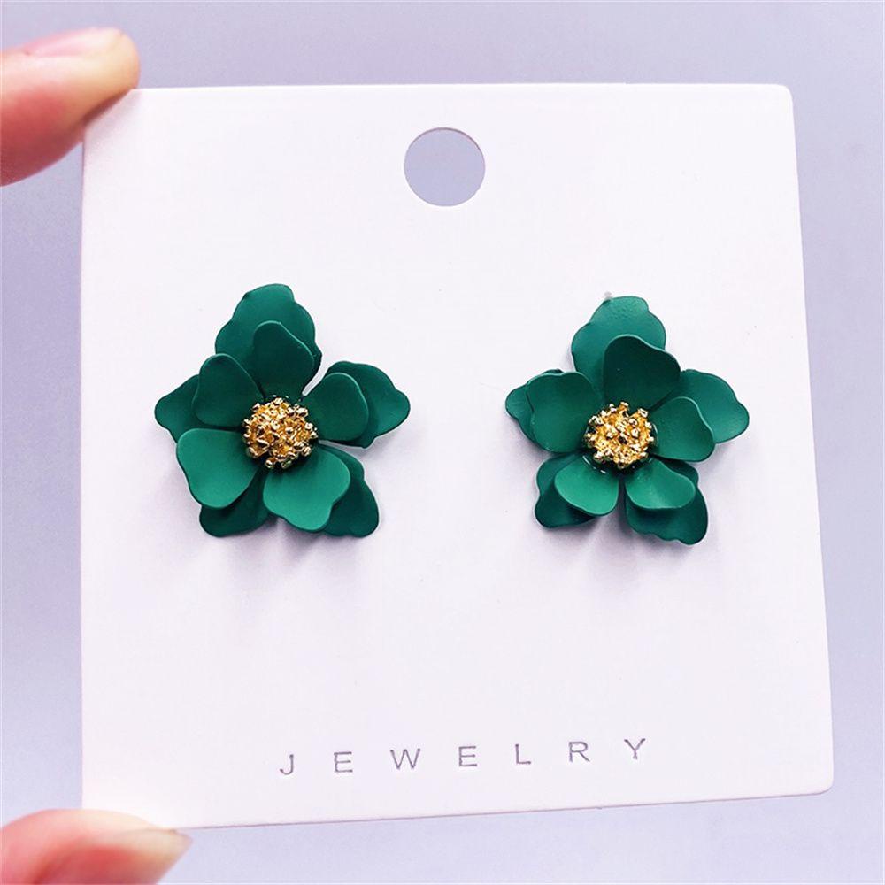 Anting Tusuk LILY Perhiasan Aesthetic Murah womens Jewelry Anting Cewek Perhiasan Cat Semprot