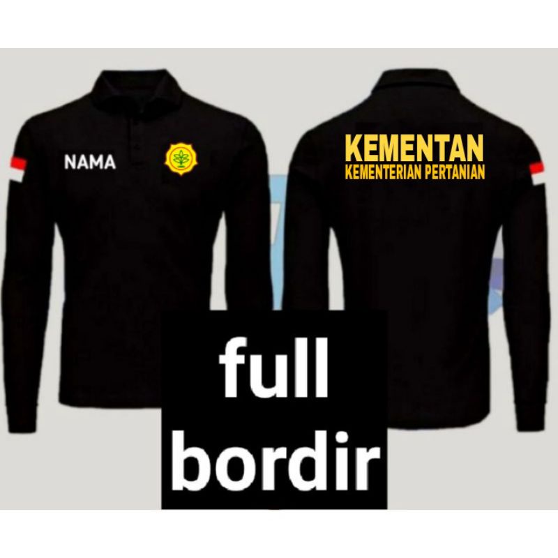 kaos KEMENTAN baju Kementan seragam Kementan kaos kerah Kementan polo shirt Kementan poloshirt Kemen