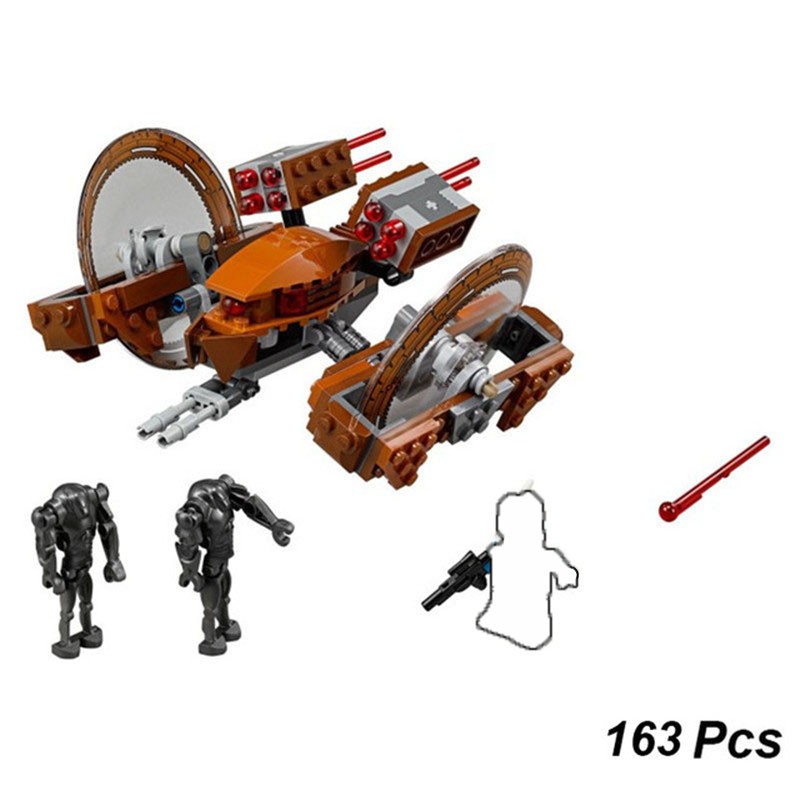 Mainan Lego Anak NEW Star Space Wars Attack Of Clones Hailfire Droid Exclusive Figure Building