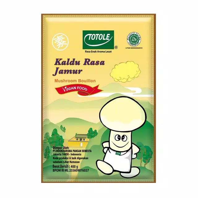 

Totole Kaldu Jamur Vegetarian Food 80gr NON MSG HALAL BPOM