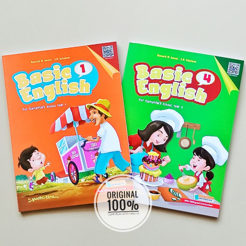 Jual BUKU BASIC ENGLISH BAHASA INGGRIS KELAS 1 DAN 4 SD KURIKULUM ...