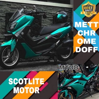 Stiker Skotlet Warna Hijau Tosca Chrome Doff Lebar 152cm Shopee Indonesia