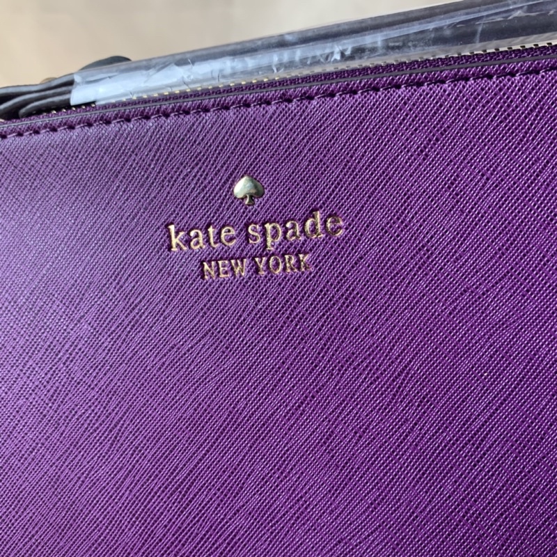 Kate Spade Slim Bee Wristlet / Pouch Purple