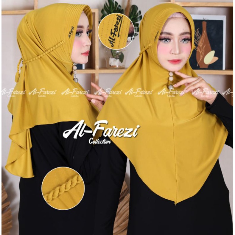 JILBAB INSTAN JERSEY / JILBAB SPORT TALI TAMBANG /JILBAB ORIGINAL AL FAREZI