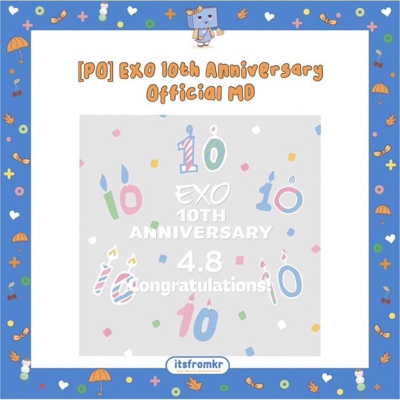 [BOOKED] EXO 10th Anniversary Official MD
