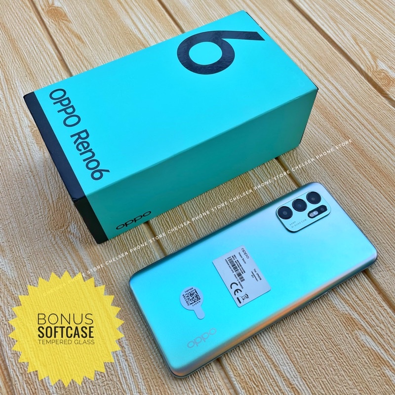 Oppo Reno6 Second 8/128 Fullset Original