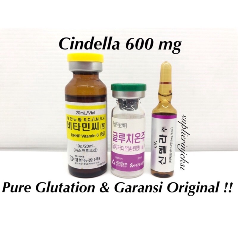 infus whitening cindella ungu 600mg original
