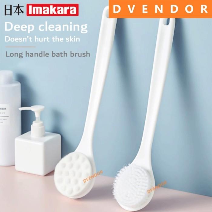 Shower Puff Imakara Sikat Punggung Gosok Badan Lembut Halus Alat Penggosok Mandi